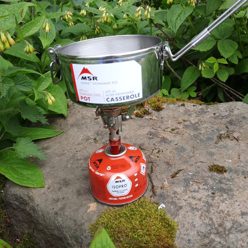 MSR PocketRocket 2 with MSR Alpine Stowaway Pot