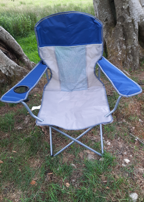 Ozark Trail Comfort Camping Chair with mesh back panel