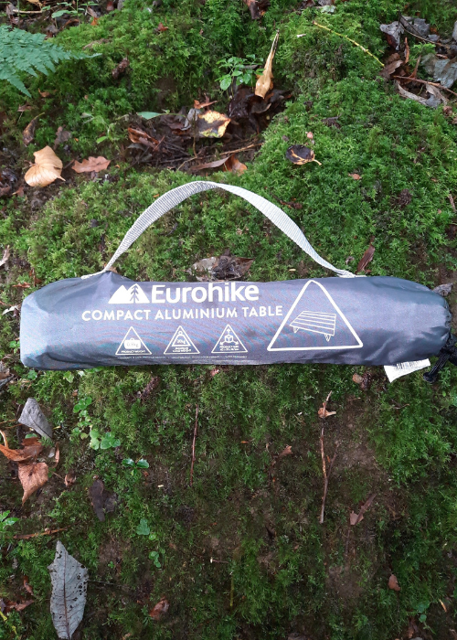 Eurohike Compact Table in carry bag